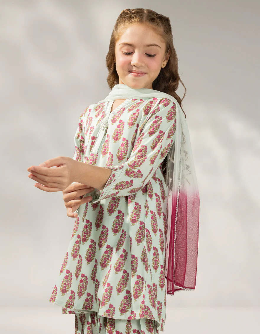 GREEN LINEN 3PC STITCHED | JGK-W-JGP-25-1602 FB/CLASSIC-G-1 - Image 2