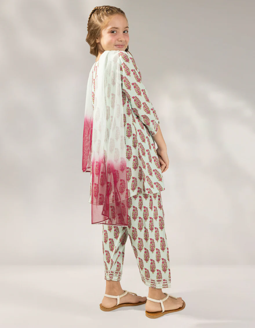 GREEN LINEN 3PC STITCHED | JGK-W-JGP-25-1602 FB/CLASSIC-G-1 - Image 3