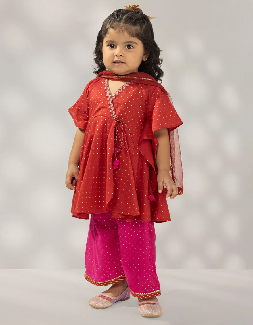 RED SILK 3PC STITCHED | JGK-W-JIF-25-1721 FB/IRIS-03 - Image 2