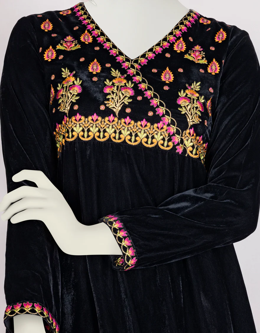 BLACK VELVET 3PC STITCHED | JGK-W-JJTS-US-22-055 FB/FF-328 - Image 2