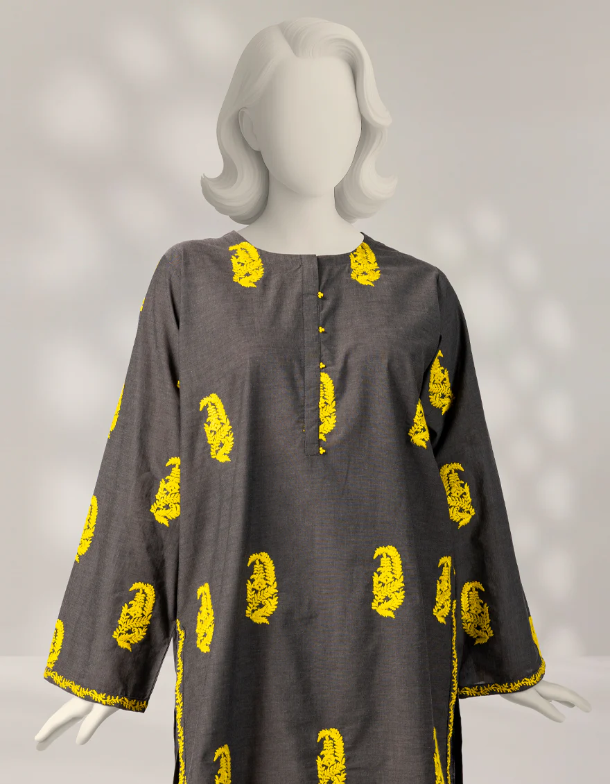 GREY CHAMBRAY 2PC STITCHED | JGK-W-JTST-25-499 FB/CHAMRAY-01 - Image 2