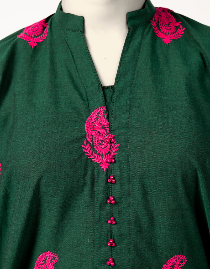 GREEN CHAMBRAY 2PC STITCHED | JGK-W-JTST-25-501 FB/CHAMRAY-03 - Image 4