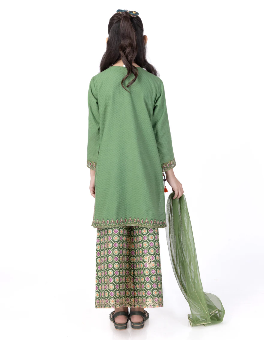 GREEN DOBBY 3PC STITCHED | JGK-W-JWK-24-5004 FB/RANI-G-02 - Image 2
