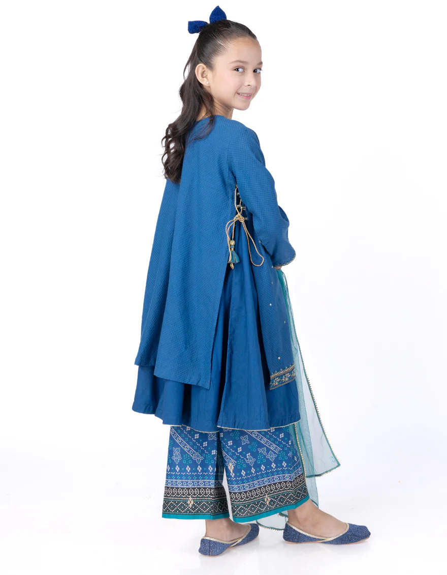 BLUE DOBBY 3PC STITCHED | JGK-W-JWK-24-5005 FB/RANI-G-03 - Image 2