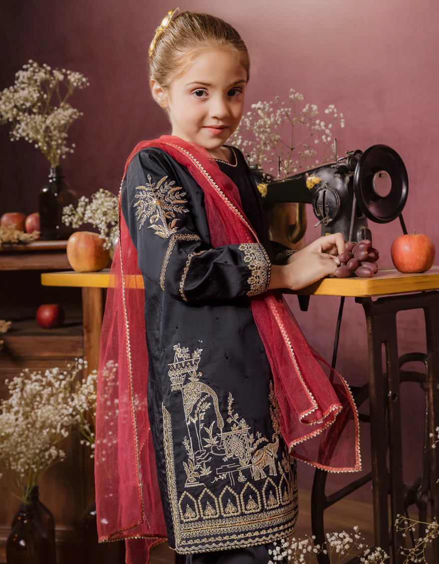 BLACK COTTON 3PC STITCHED | JGK-W-US-22-1927 FB/HF-145 - Image 4