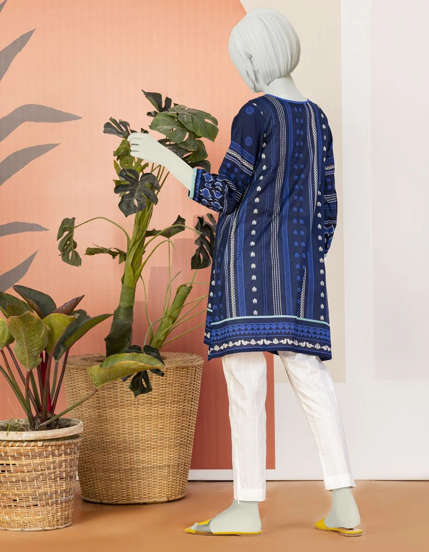 BLUE LAWN KURTI | JGK-YGKL-S-US-101-22 FB/ECHO PARK - Image 2