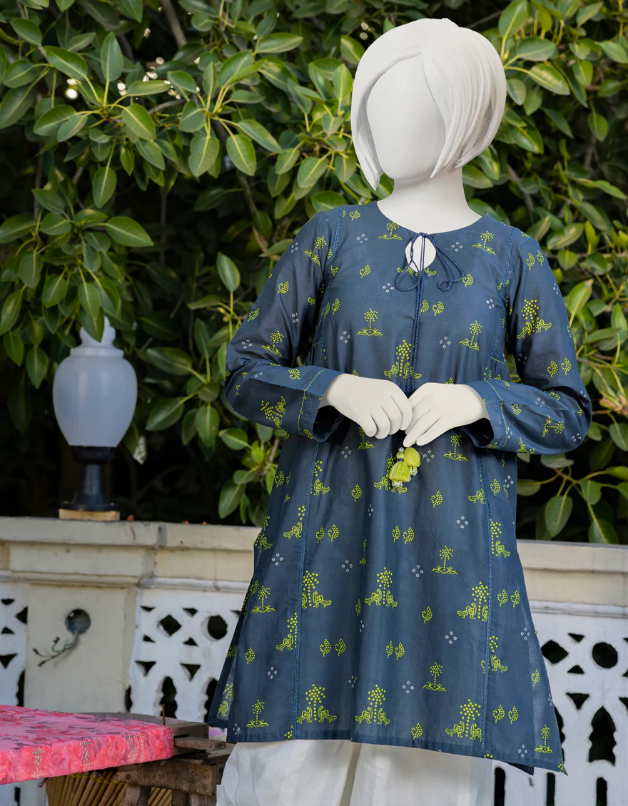 GREY LAWN KURTI | JGK-YGKL-S-US-168-23 FB/IMROZ-03 - Image 2