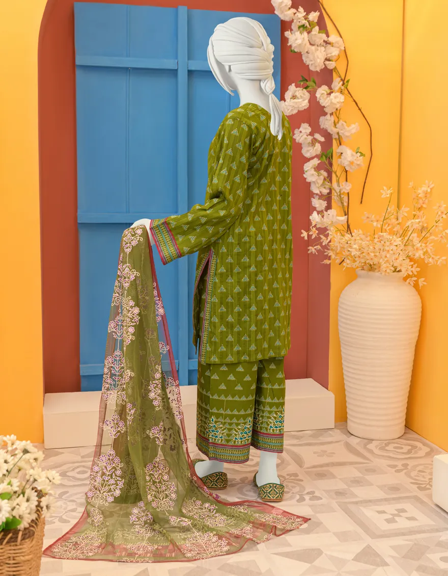GREEN LAWN 3PC STITCHED | JGK-YGTL-S-601-23 FB - Image 3