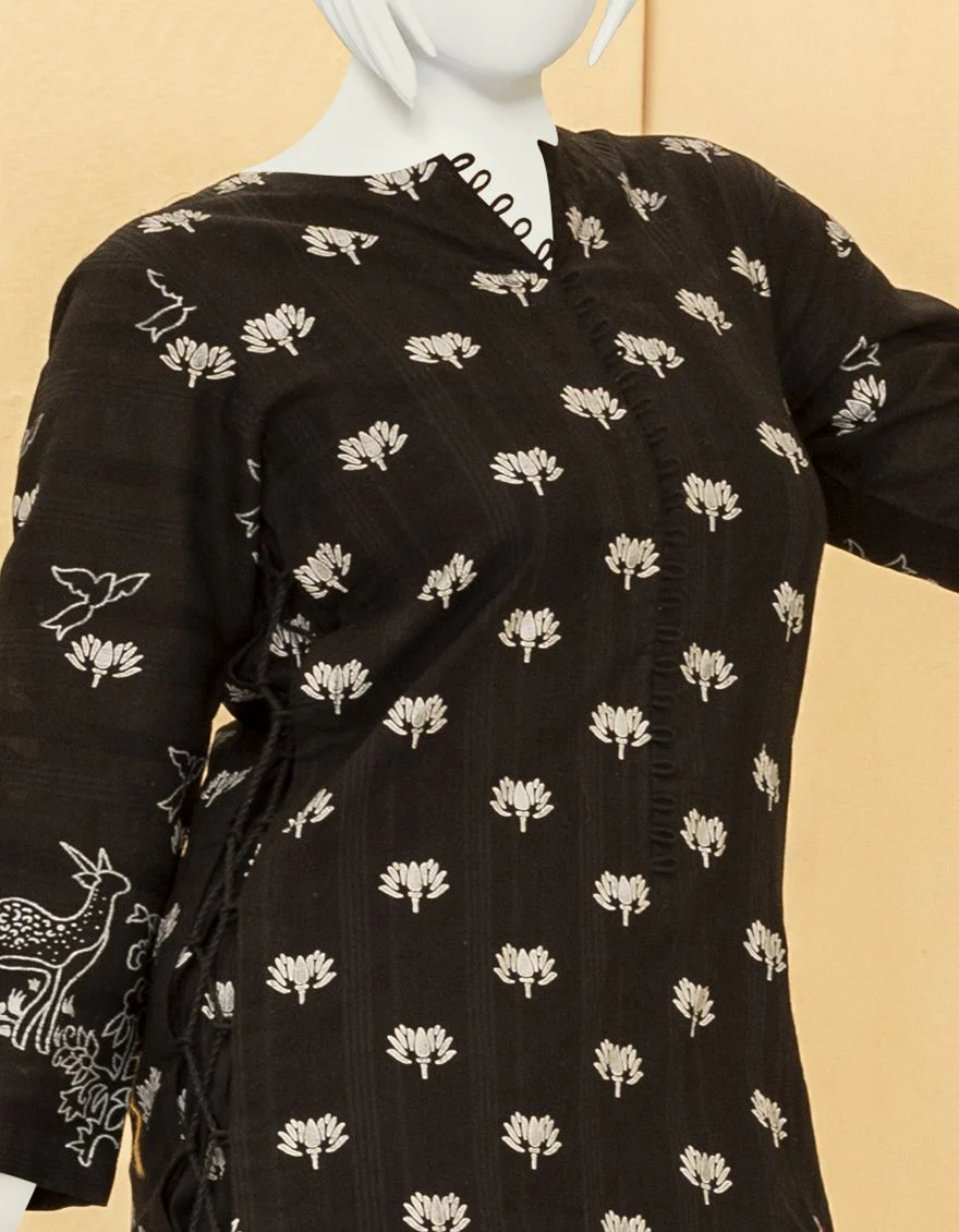 BLACK LAWN 2PC STITCHED | JGK-YGTL-S-US-408-22 FB/BLACK-T - Image 2