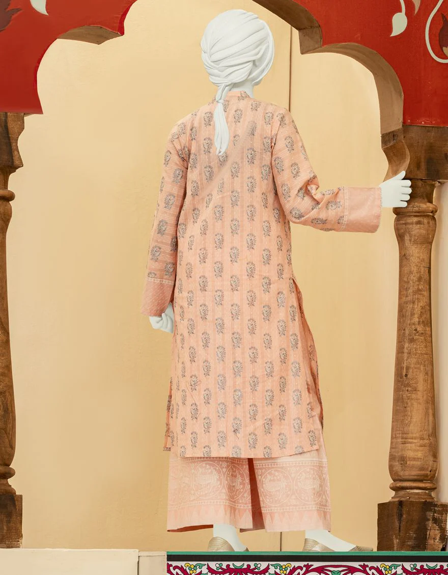 PINK LAWN 2PC STITCHED | JGK-YGTL-S-US-410-22 FB/PINK-462 - Image 3
