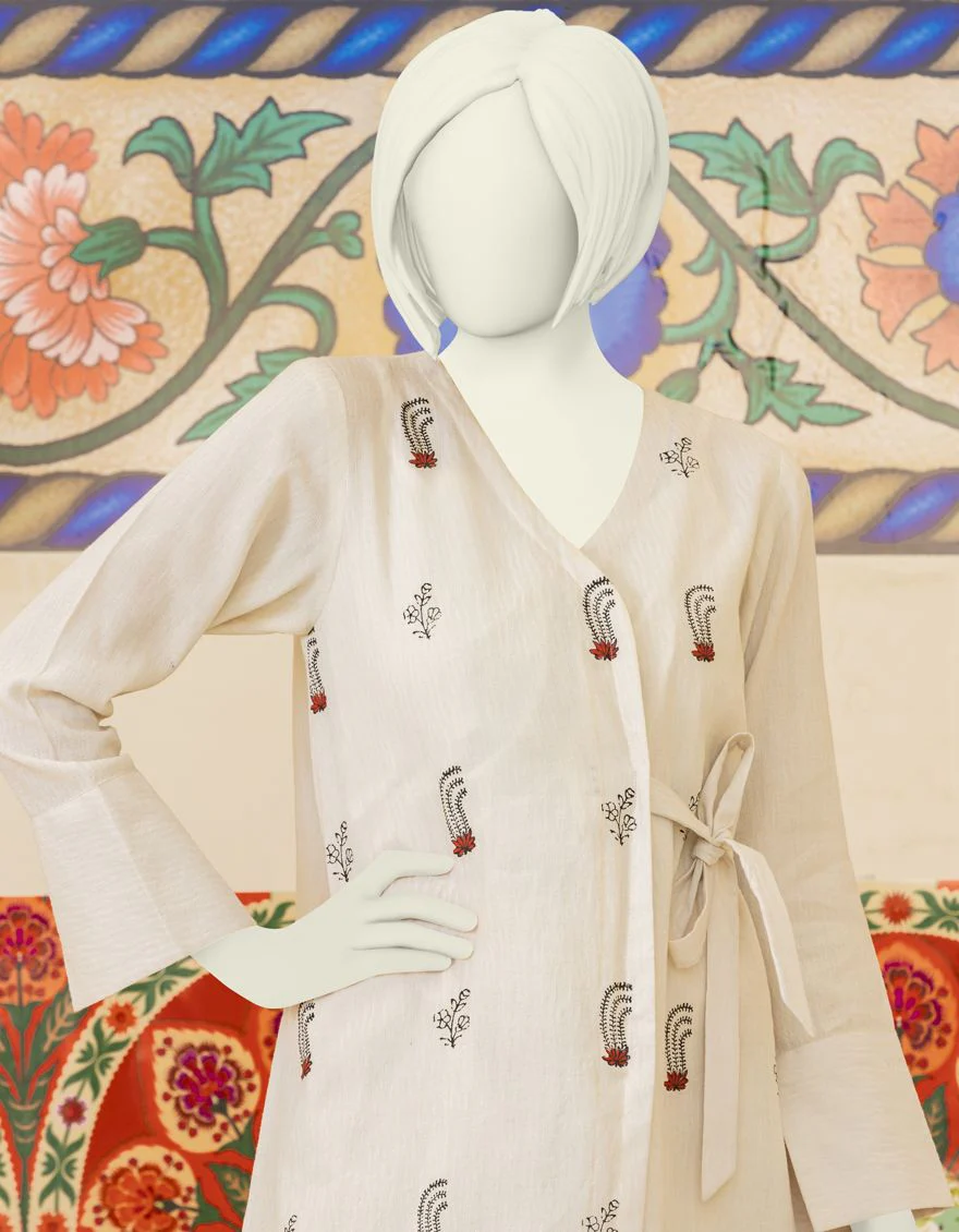 OFF WHITE DOBBY 2PC STITCHED | JGK-YGTL-S-US-412-22 FB/CAMELLIA - Image 3