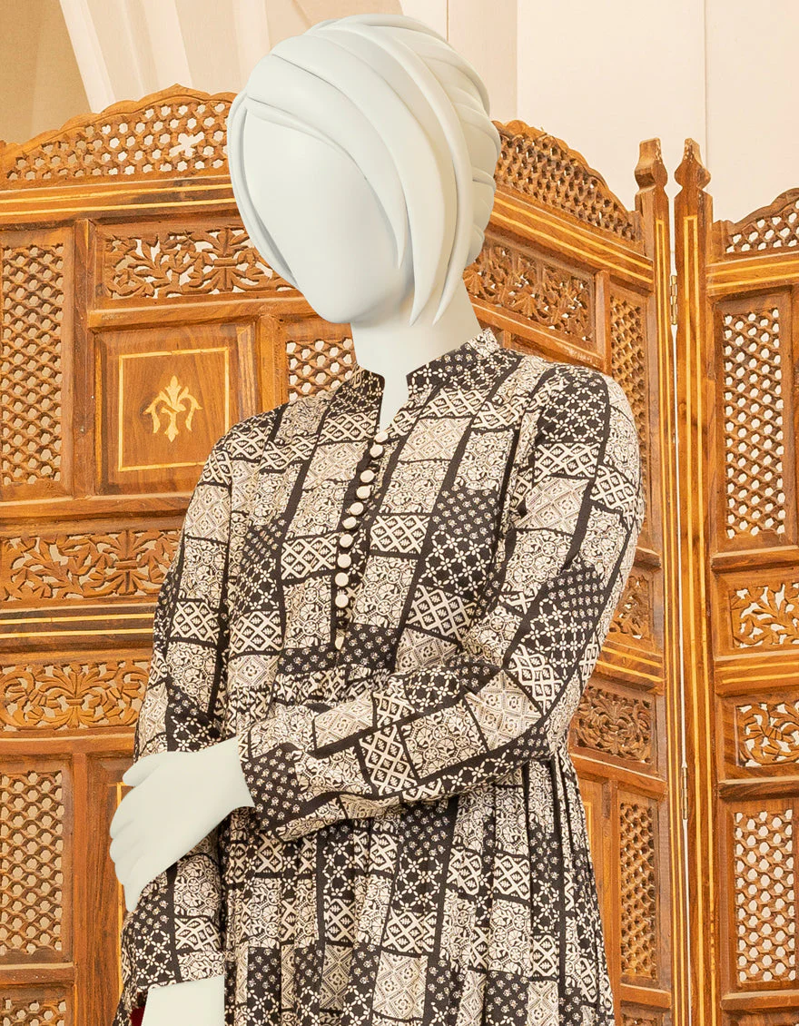 BLACK LAWN 2PC STITCHED | JGK-YGTL-S-US-417-22 FB/BLOCKED - Image 3