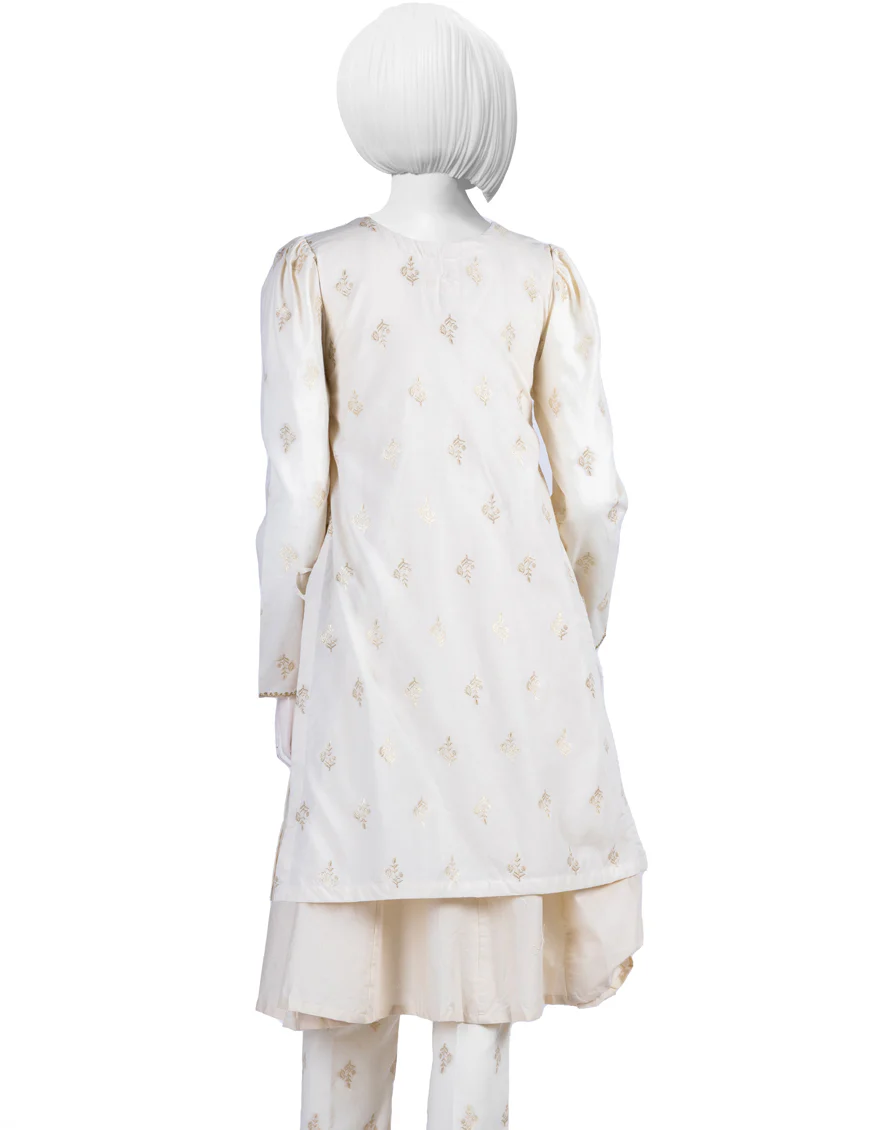 OFF WHITE JACQUARD 3PC STITCHED | JGK-YGTL-S-US-617-23 FB/TANCHOI - Image 2