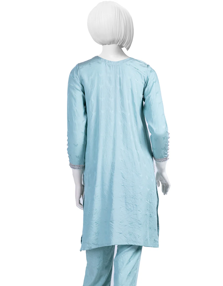 SKY BLUE JACQUARD 3PC STITCHED | JGK-YGTL-S-US-619-23 FB/RESHMI ASMANI - Image 2
