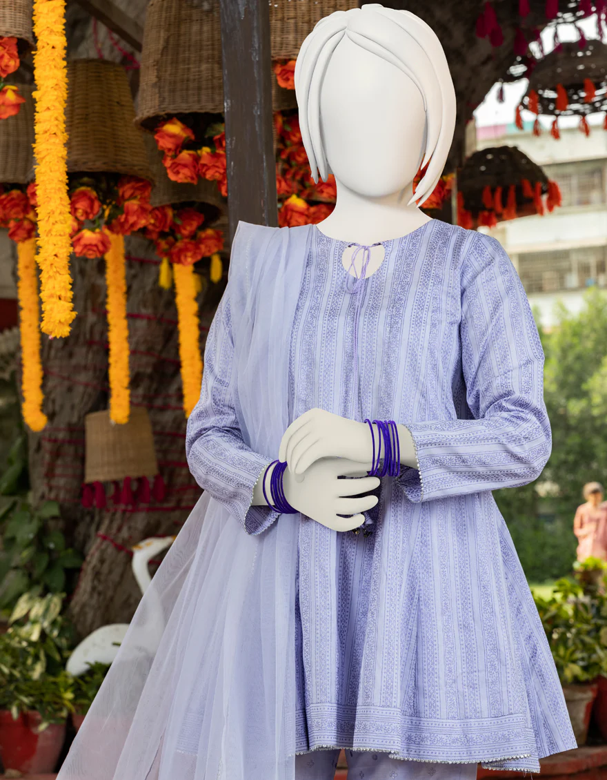 PURPLE LAWN 3PC STITCHED | JGK-YGTL-S-US-624-23 FB/SYBIL-719 - Image 3