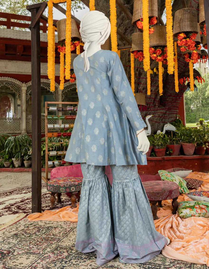 GREY LAWN 3PC STITCHED | JGK-YGTL-S-US-625-23 FB/BAHRAM-719 - Image 2
