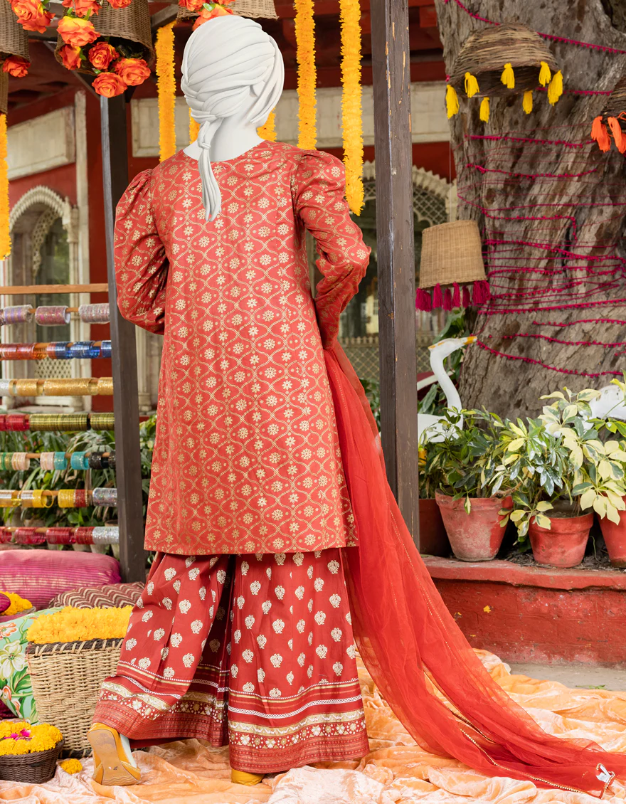 RED LAWN 3PC STITCHED | JGK-YGTL-S-US-628-23 FB/NYCHA-719 - Image 2