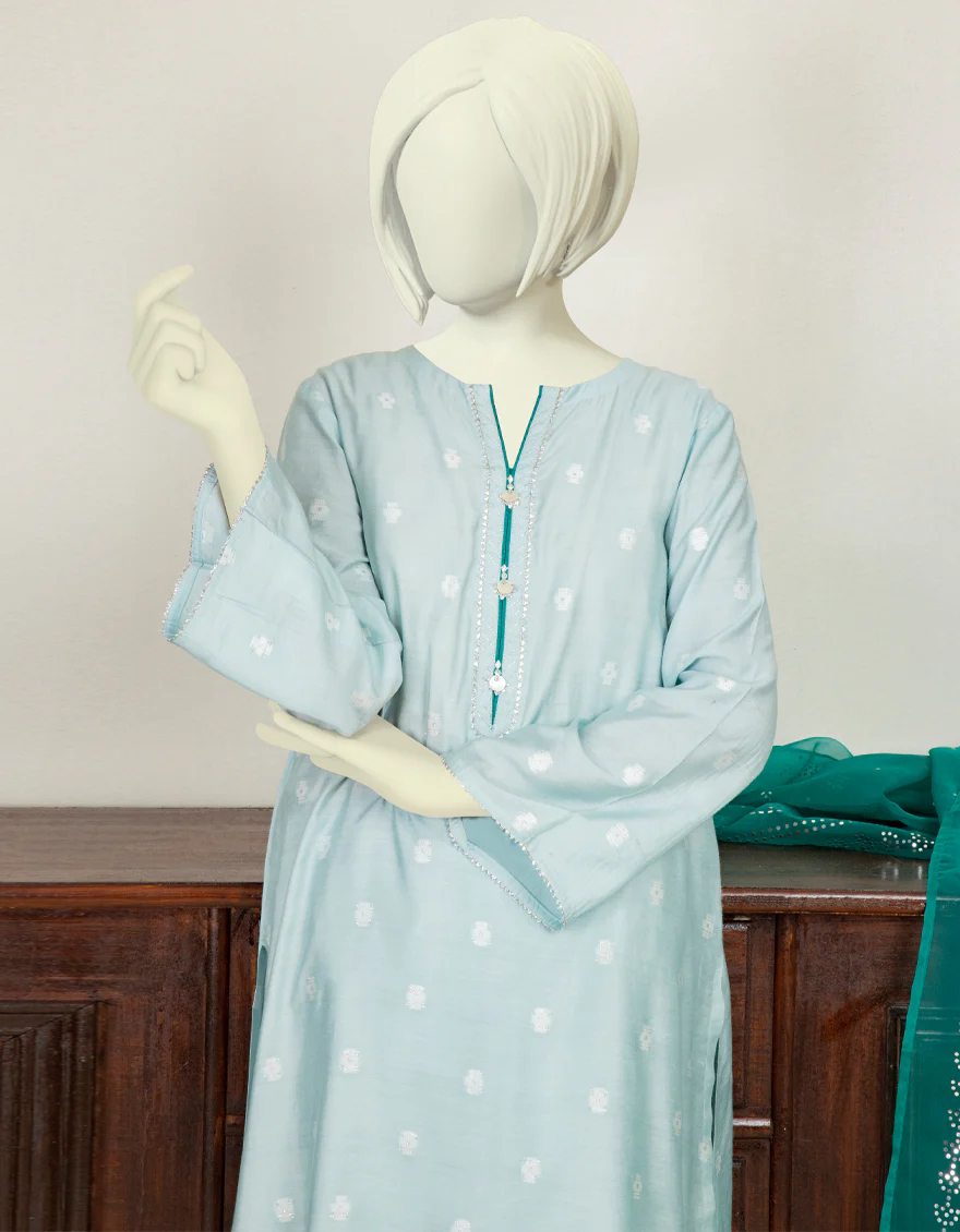 PALE BLUE TEXTURED 3PC STITCHED | JGK-YGTL-S-US-632-22 FB/NIRJARA - Image 4