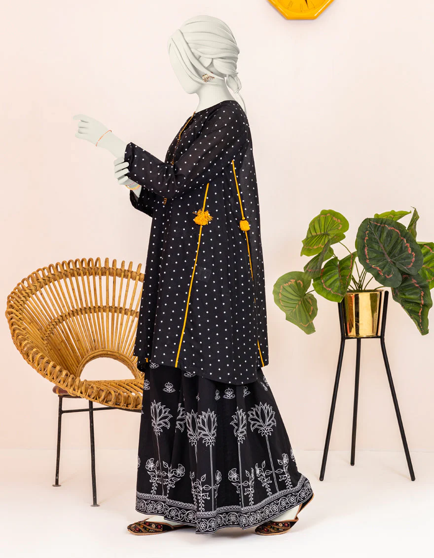 BLACK 2PC STITCHED | JGK-YGTL-US-409-04 - Image 2