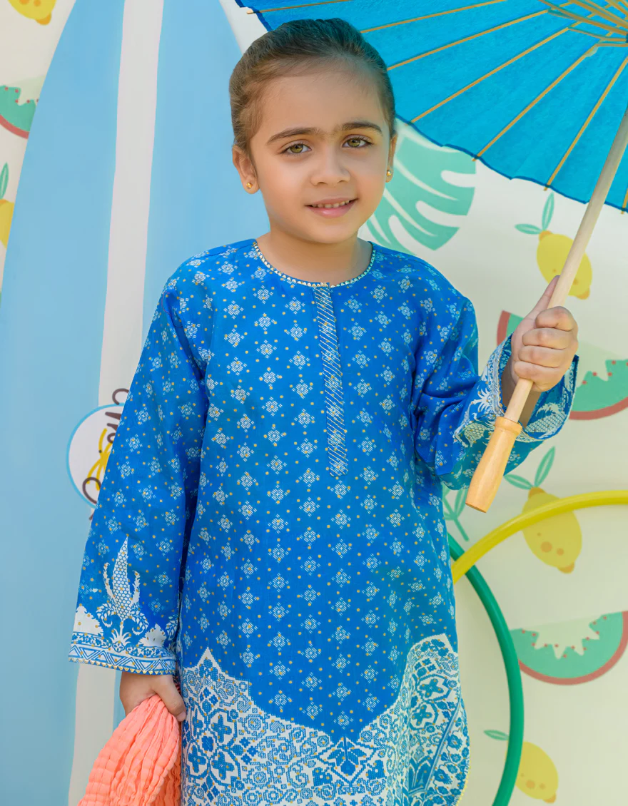 BLUE LAWN 3PC STITCHED | JGKL-S-24-1520 FB/ADA-02 - Image 3