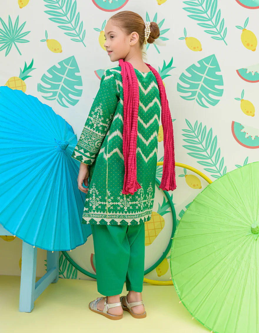 GREEN LAWN 3PC STITCHED | JGKL-S-24-1522 FB/ADA-04 - Image 2