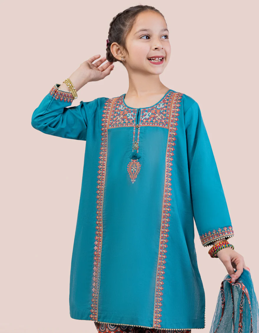 GREEN LAWN 3PC STITCHED | JGKL-S-24-1532 FB/CH - Image 2