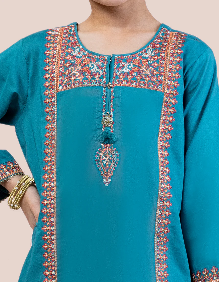 GREEN LAWN 3PC STITCHED | JGKL-S-24-1532 FB/CH - Image 3