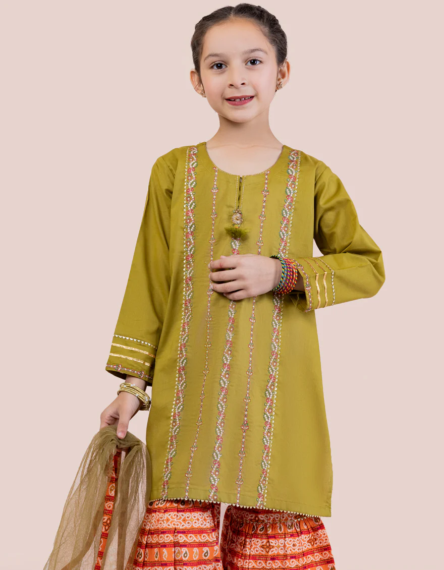 GREEN LAWN 3PC STITCHED | JGKL-S-24-1536 FB/CH - Image 3