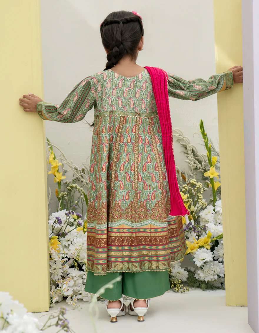 GREEN LAWN 3PC STITCHED | JGKL-S-24-1564 FB/RANI-G-A-2 - Image 2