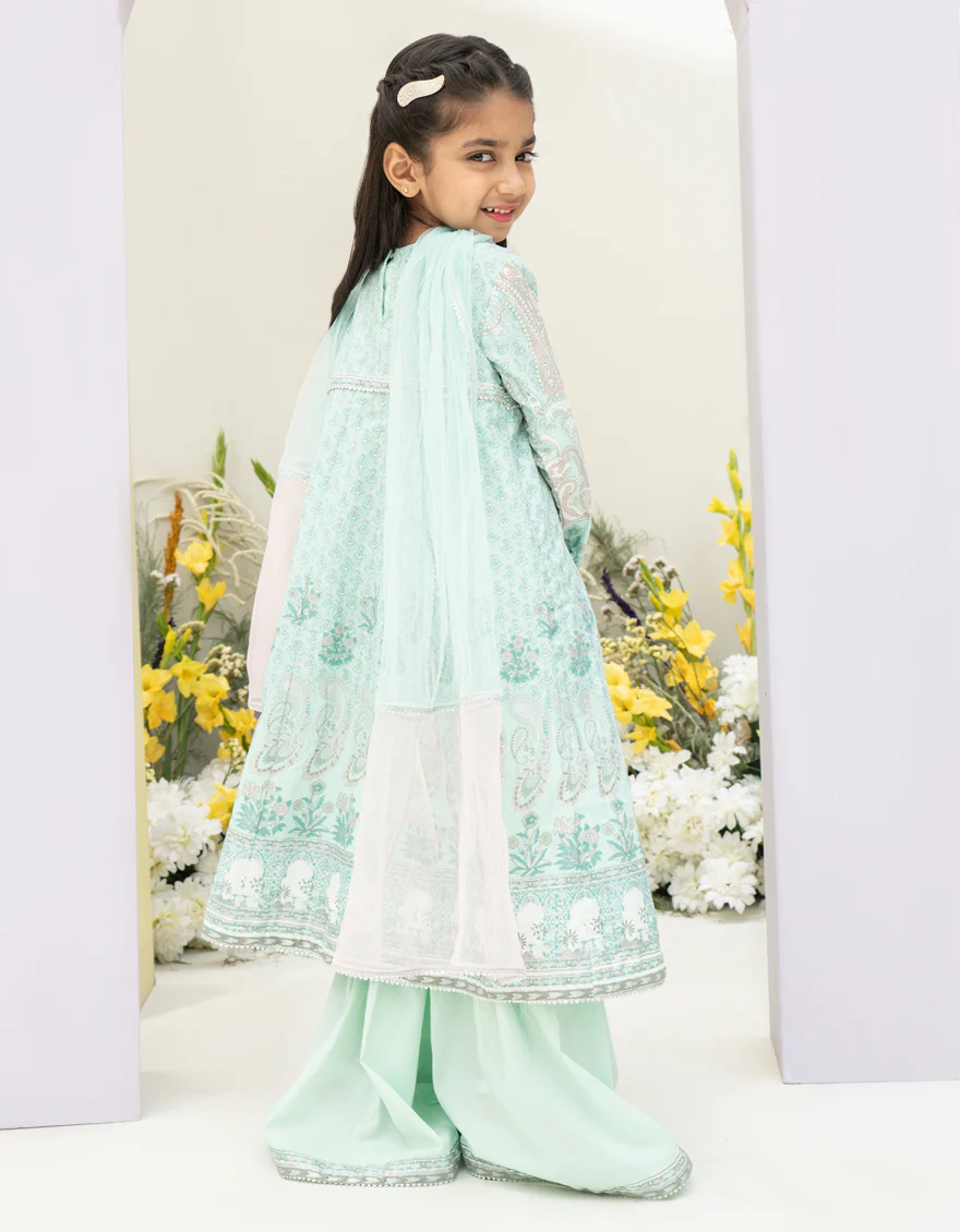 GREEN LAWN 3PC STITCHED | JGKL-S-24-1566 FB/RANI-G-B-1 - Image 2