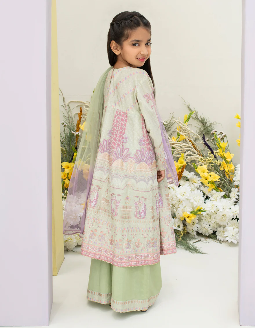 GREEN LAWN 3PC STITCHED | JGKL-S-24-1567 FB/RANI-G-B-2 - Image 2