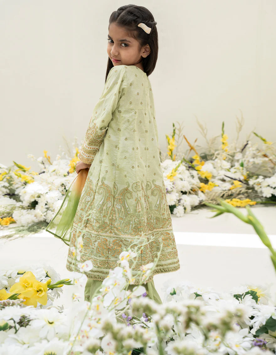 GREEN LAWN 3PC STITCHED | JGKL-S-24-1568 FB/RANI-G-B-3 - Image 2