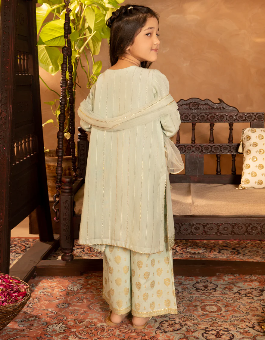 GREEN 3PC STITCHED | JGKL-S-JGF-25-1908 FB/SHIREEN-8 - Image 2