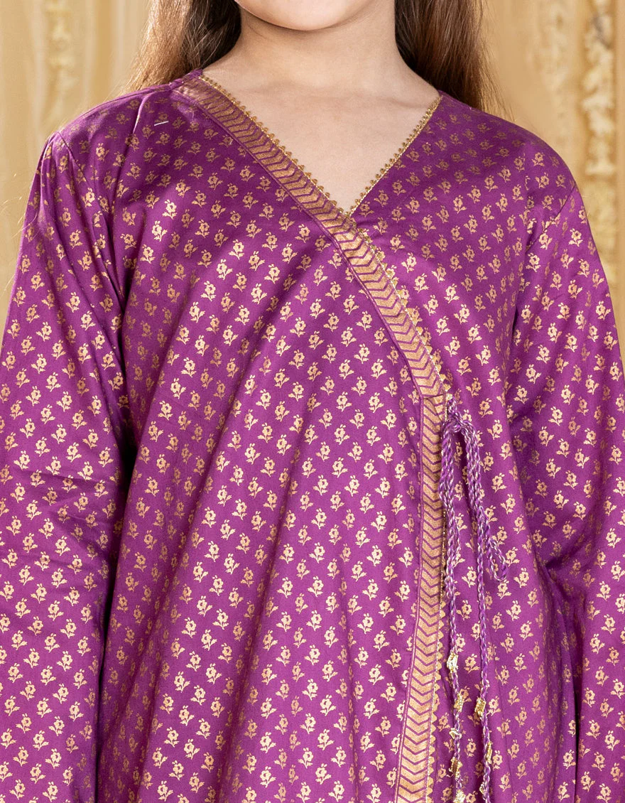 PURPLE LAWN 2PC STITCHED | JGKL-S-JGST-25-5605 FB/SHEIN CO-ORDS-1 - Image 3