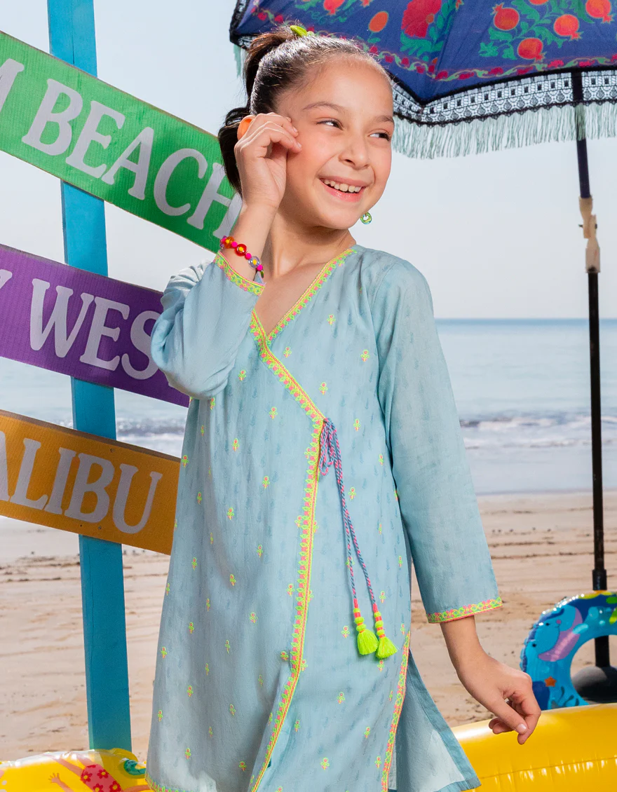 BLUE DOBBY 2PC STITCHED | JGKL-S-JGST-25-5612/S FB/VIVID-3 - Image 3