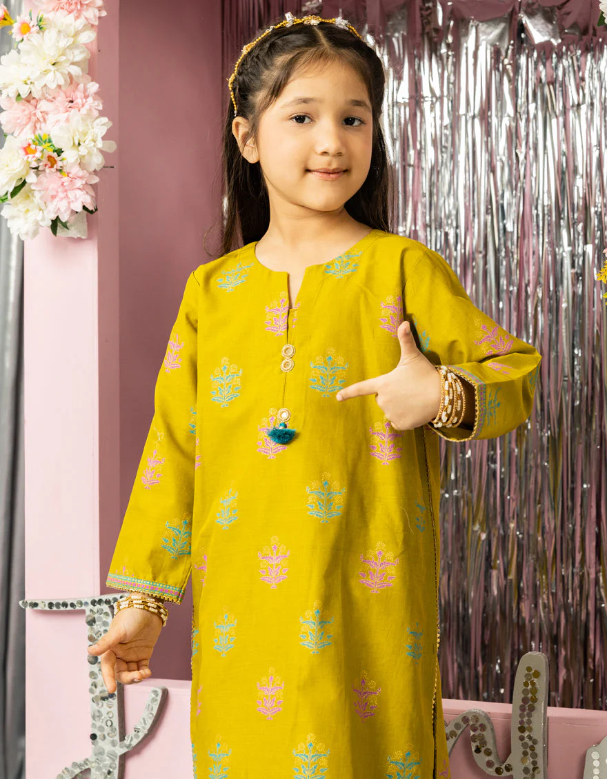 GREEN DOBBY 2PC STITCHED | JGKL-S-JGST-25-5615 FB/BLOCK COORDS-02 - Image 3
