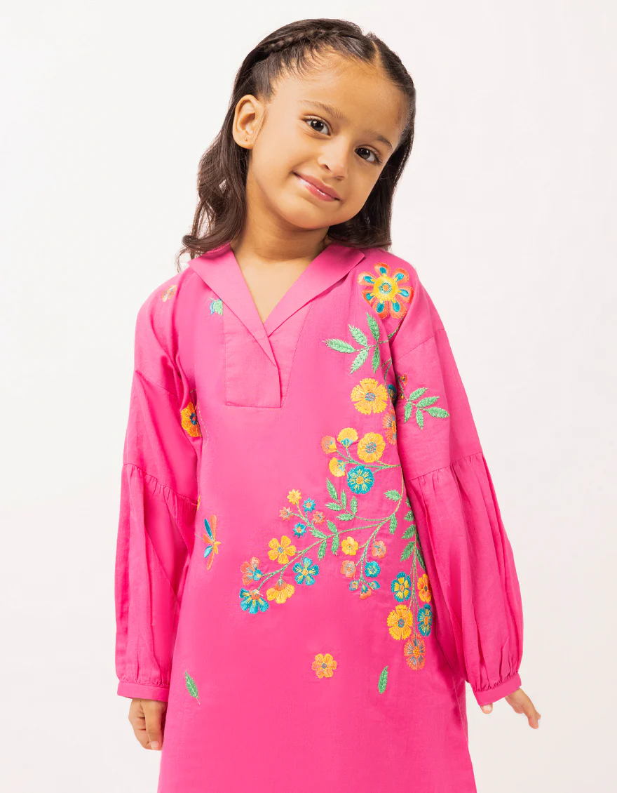 PINK LAWN 2PC STITCHED | JGKL-S-JGST-26-5684 FB/SOLIDS-02 - Image 2