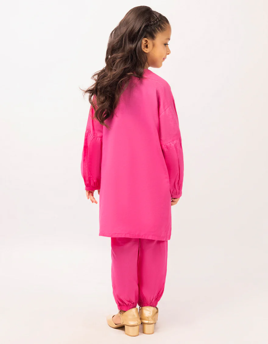 PINK LAWN 2PC STITCHED | JGKL-S-JGST-26-5684 FB/SOLIDS-02 - Image 3