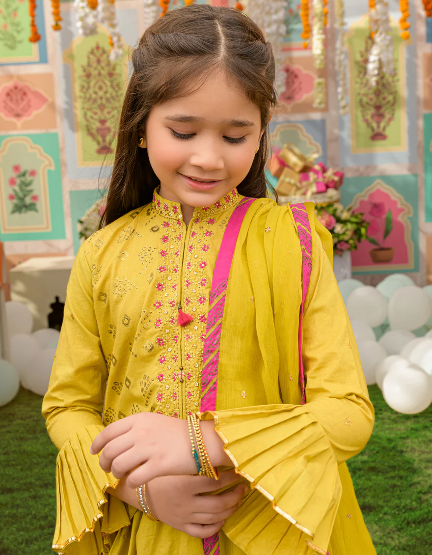 OLIVE LAWN 3PC STITCHED | JGKL-S-JJGF-US-23-002 FB/RFD - Image 2