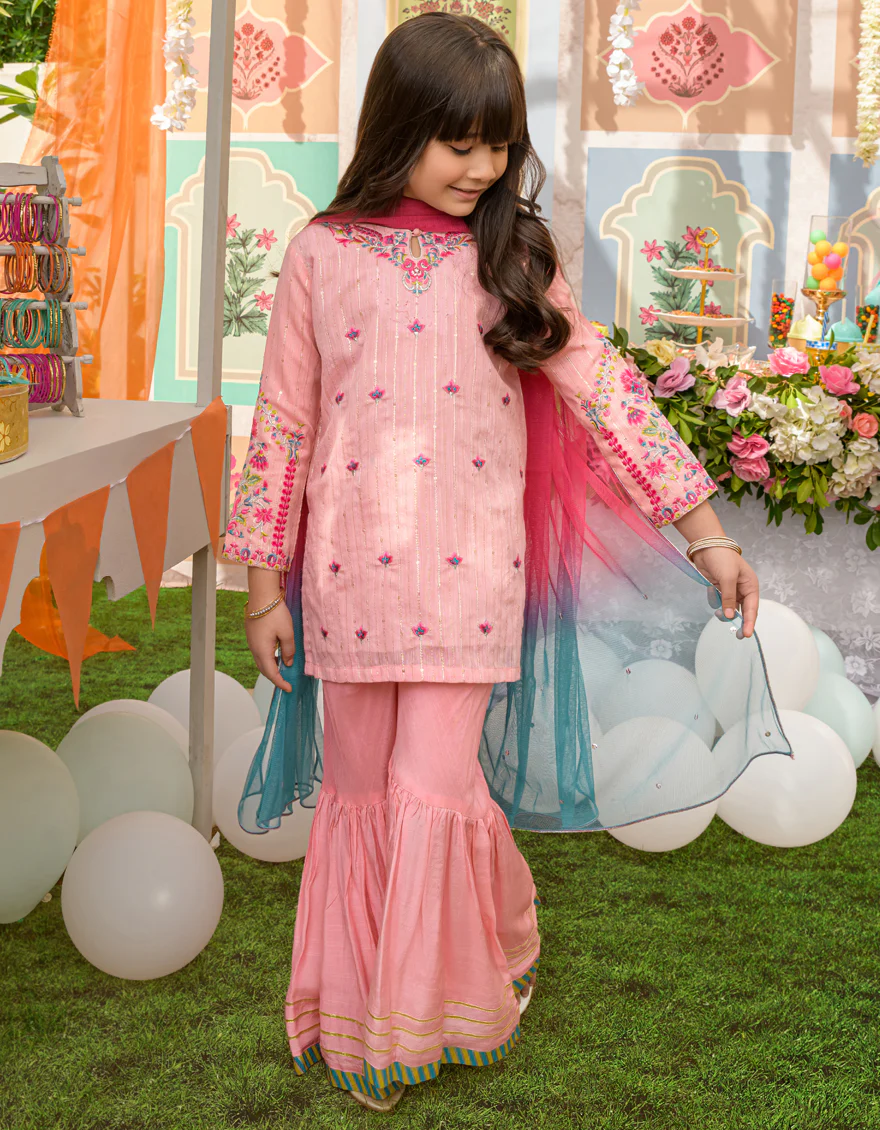 PINK ZARI 3PC STITCHED | JGKL-S-JJGF-US-23-007 FB/JRZ-052