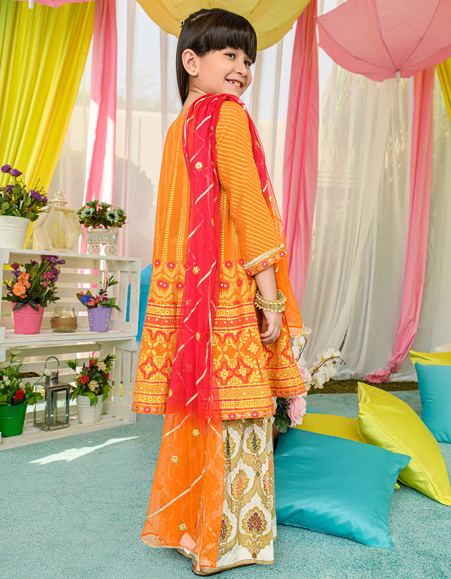 ORANGE COTTON 3PC STITCHED | JGKL-S-JJGS-US-22-018 FB/MF-419 - Image 4