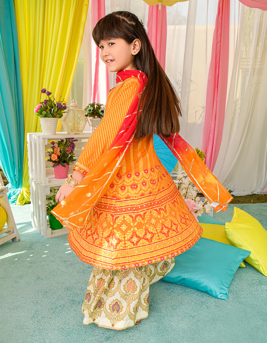 ORANGE COTTON 3PC STITCHED | JGKL-S-JJGS-US-22-018 FB/MF-419 - Image 5