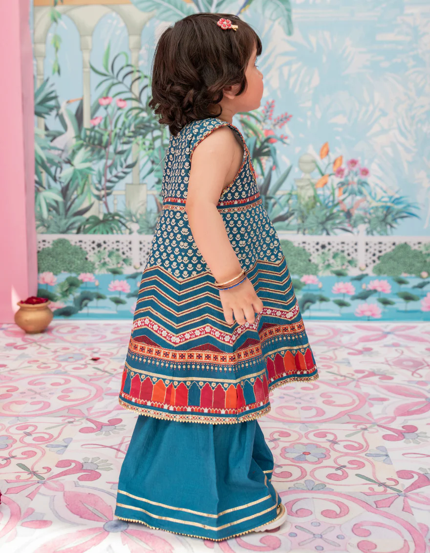 BLUE LAWN 2PC STITCHED | JGKL-S-JK2-24-5626 FB/RANI-I-A-03 - Image 2