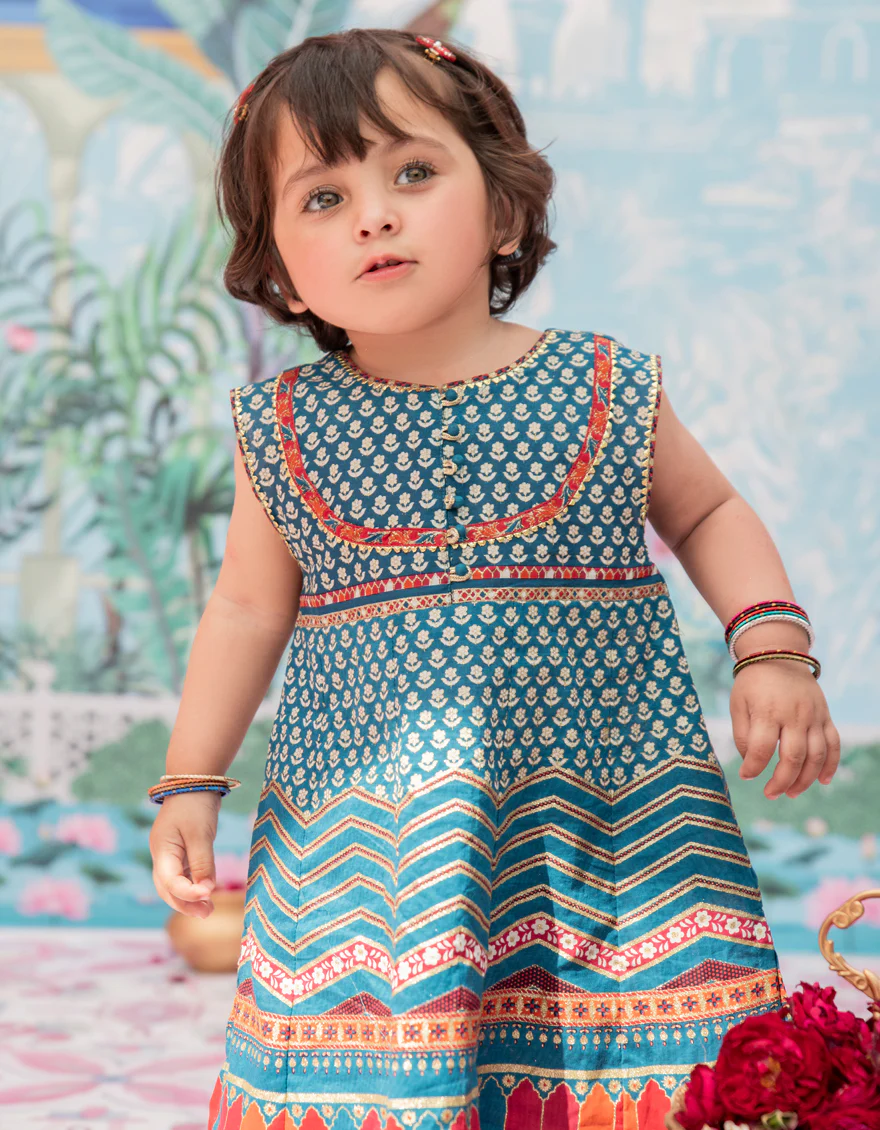 BLUE LAWN 2PC STITCHED | JGKL-S-JK2-24-5626 FB/RANI-I-A-03 - Image 3