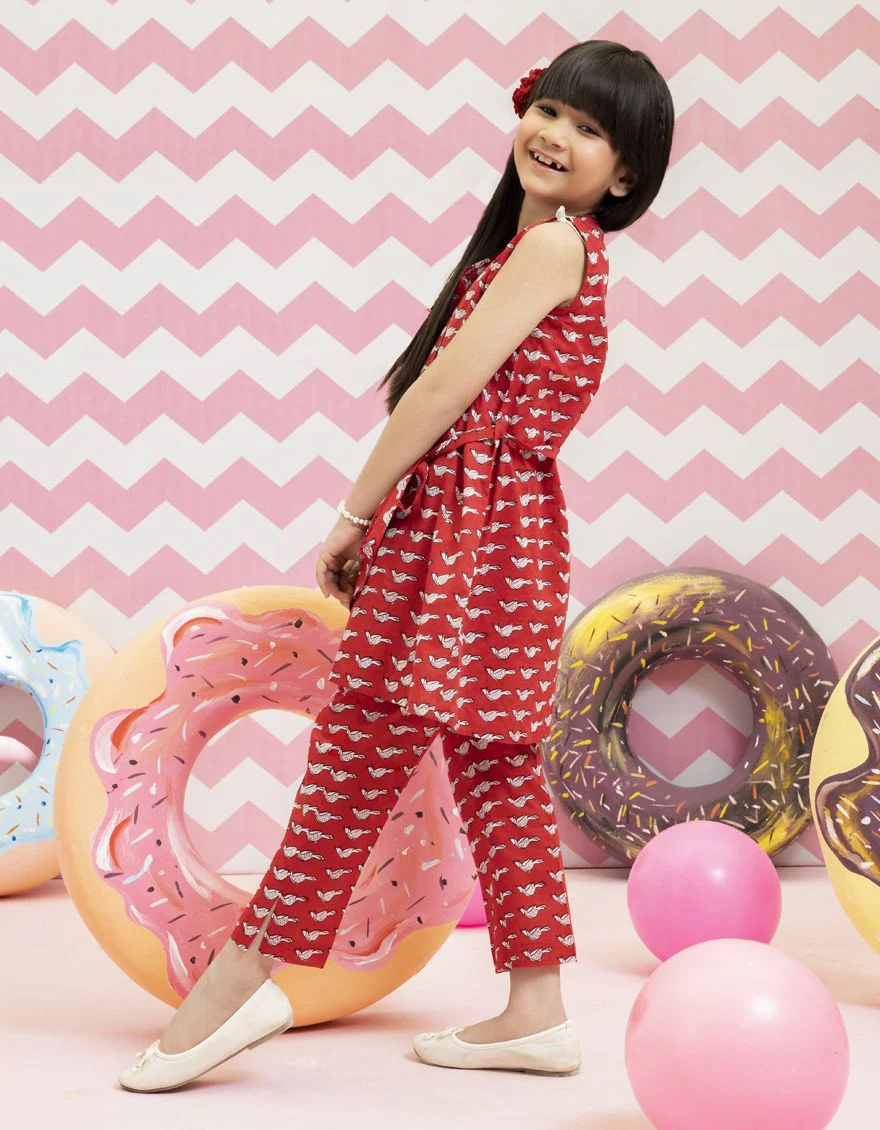 RED 2PC STITCHED | JGKL-S-JK2-US-22-5602 FB/BLOCK BIED - Image 3