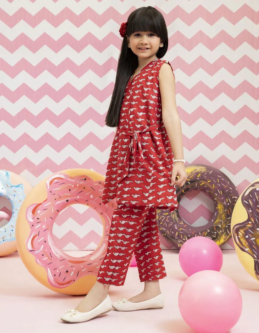 RED 2PC STITCHED | JGKL-S-JK2-US-22-5602 FB/BLOCK BIED - Image 4