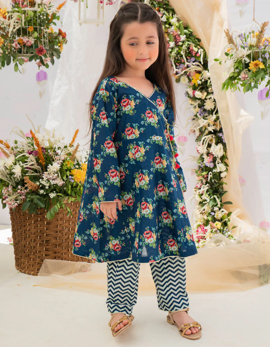 BLUE LAWN 2PC STITCHED | JGKL-S-JK2-US-22-5634 FB/INARA - Image 5