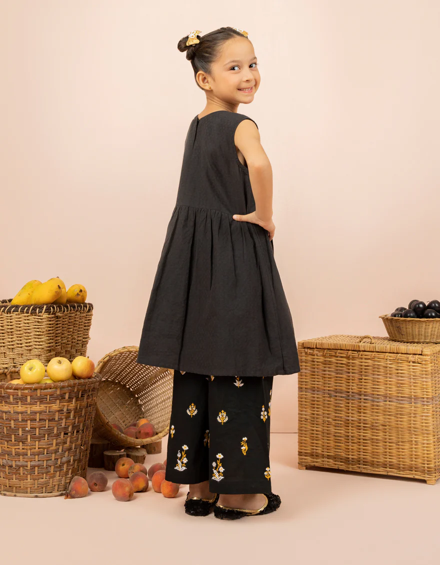 BLACK TEXTURED 2PC STITCHED | JGKL-S-JK2-US-22-5646 FB/BLACK-578 - Image 2