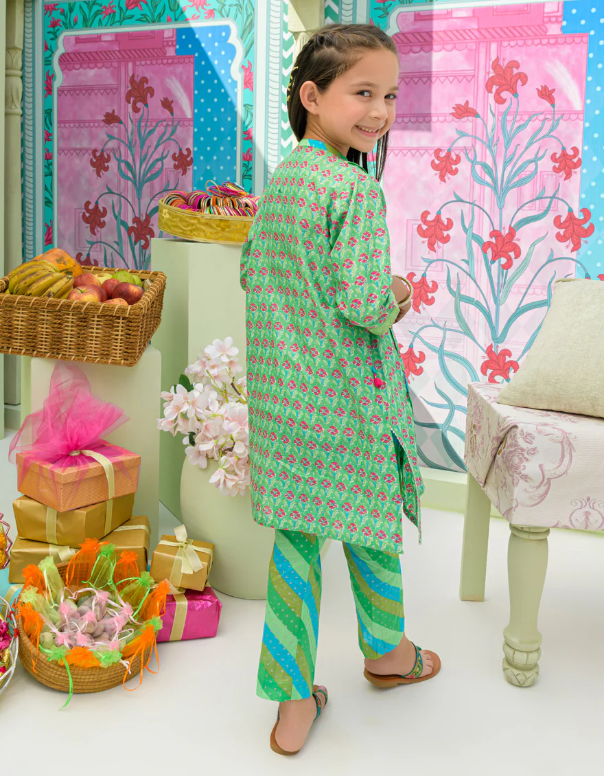 GREEN LAWN 2PC STITCHED | JGKL-S-JK2-US-23-5621 FB/TOPPAK - Image 2