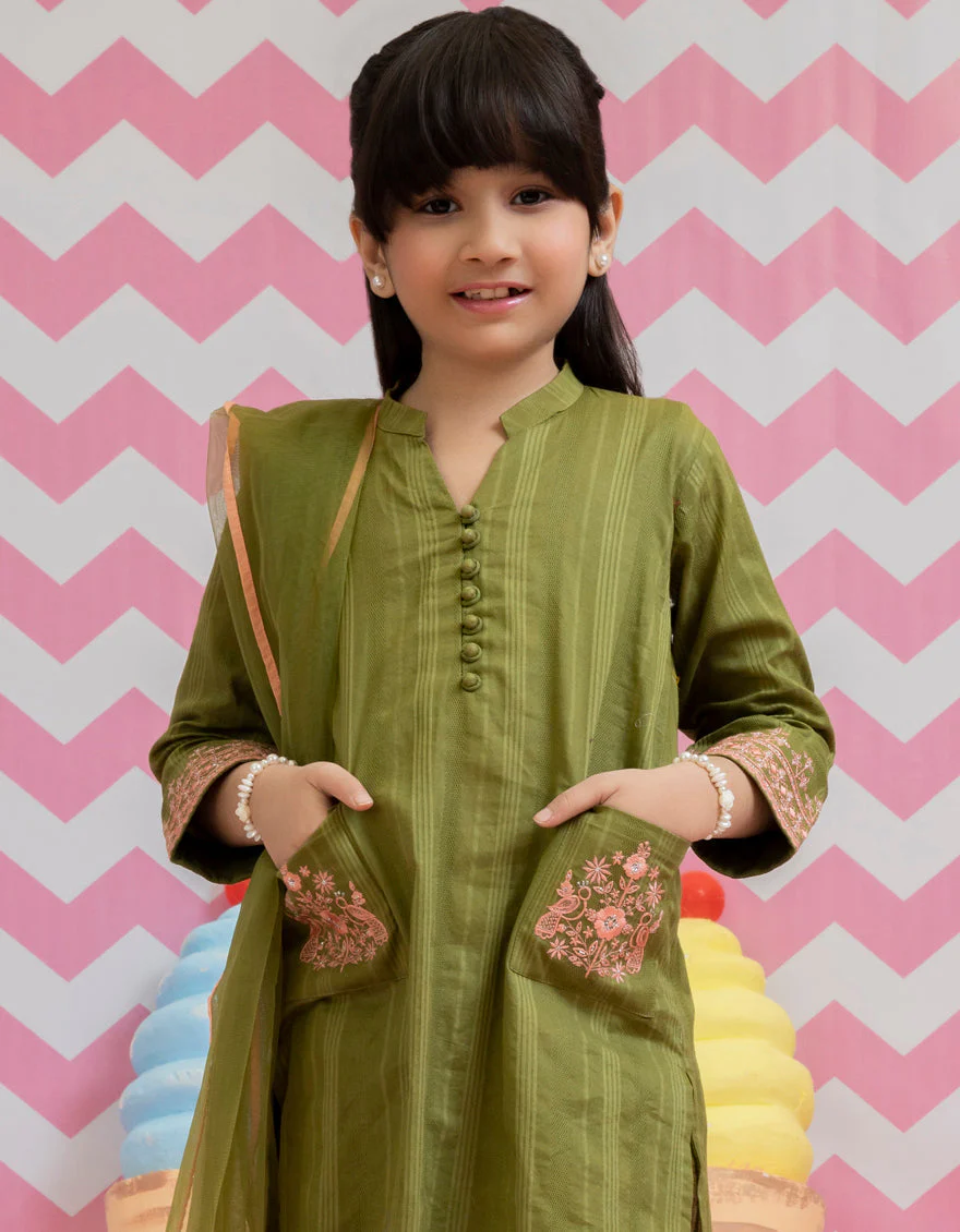 GREEN DOBBY 3PC STITCHED | JGKL-S-US-22-1509 FB/GREEN - Image 4